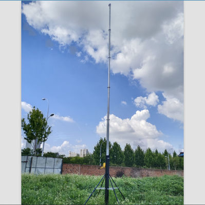 6m Aluminum Telescoping Antenna Mast Hand Crank Up Light Weight 20 Foot Tv Antenna Mast